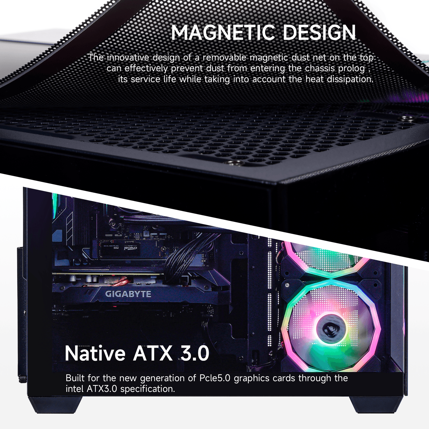 Mloong Gaming PC Desktop, AMD Ryzen 7 7700 3.8 GHz (5.3GHz Turbo), NVIDIA RTX 5060 Ti 8GB GDDR7, 1TB Gen4 NVMe SSD, 32GB 6000Mhz DDR5 RAM, 650W PSU, Wi-Fi, Win 11 Home Prebuilt PC, Black
