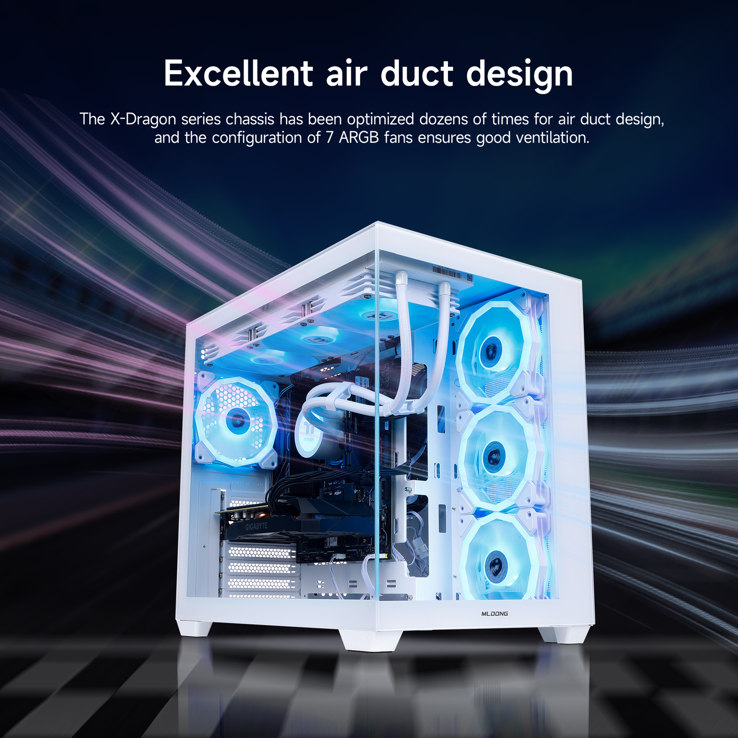 Mloong Gaming PC Desktop, AMD Ryzen 7 7700 3.8 GHz (5.3GHz Turbo), NVIDIA RTX 5060 Ti 8GB GDDR7, 1TB Gen4 NVMe SSD, 32GB 6000Mhz DDR5 RAM, 650W PSU, Wi-Fi, Win 11 Home Prebuilt PC, White