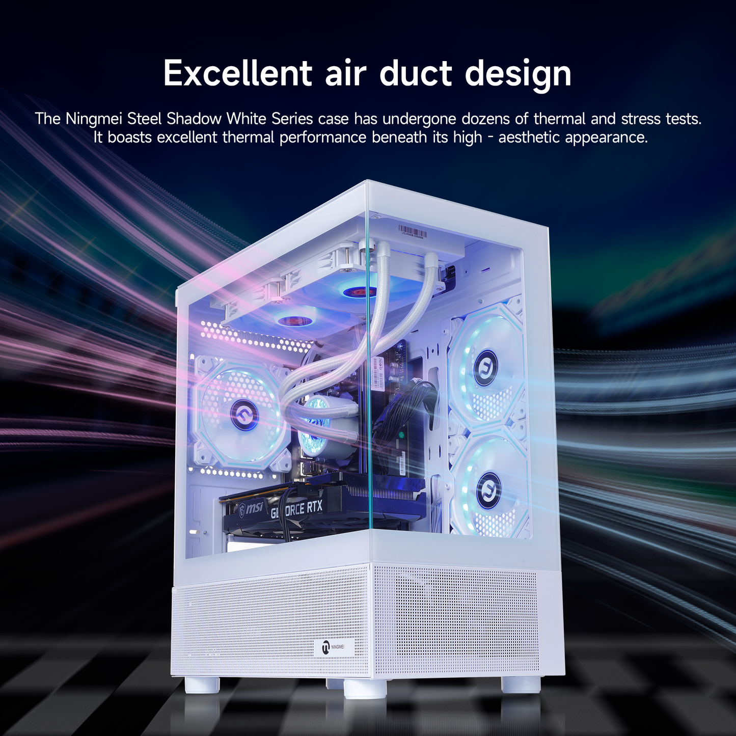 Ningmei Gaming PC AMD Ryzen 7 5700X NVIDIA RTX 5060 32GB RAM 1TB SSD Wifi PC Gaming