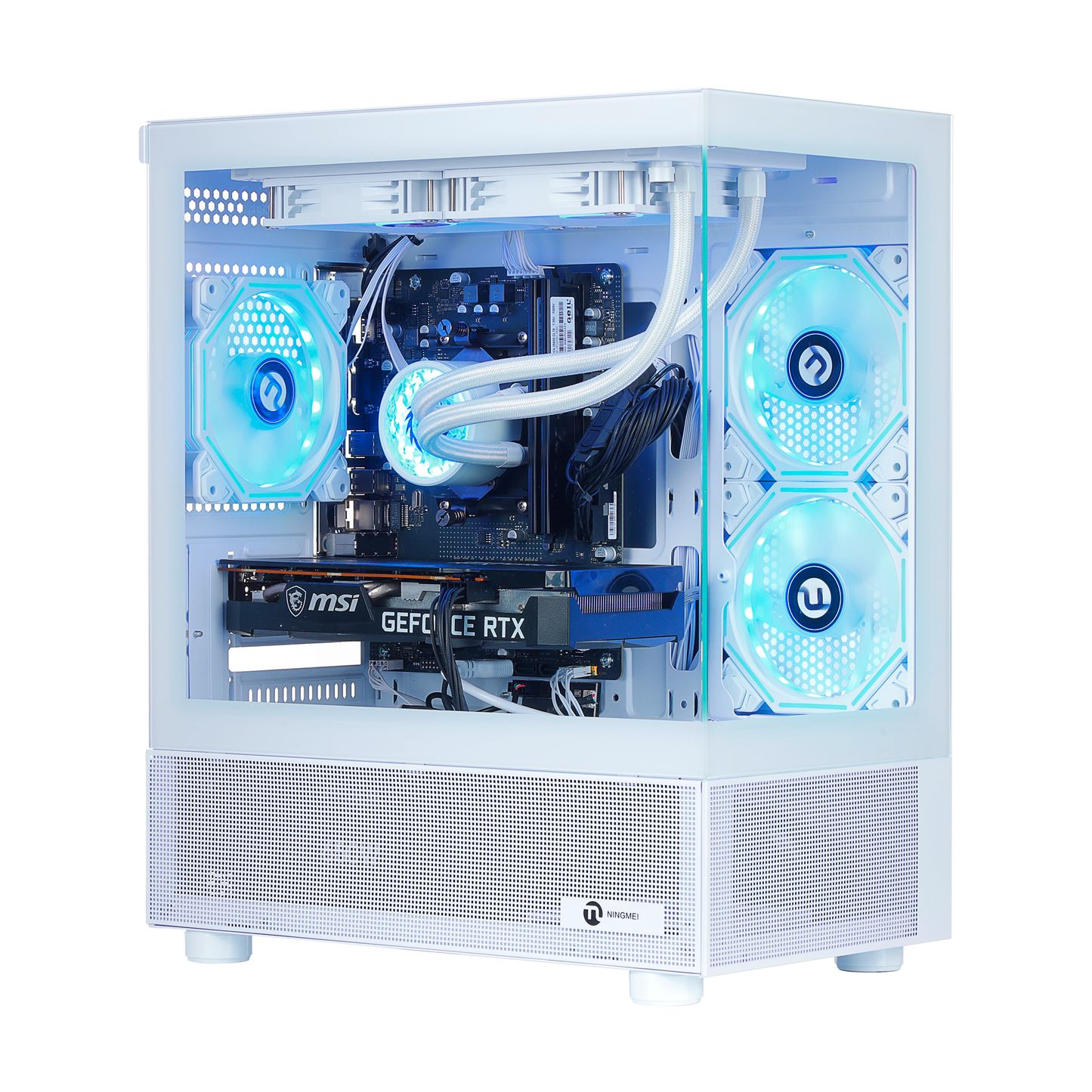 Ningmei Gaming PC AMD Ryzen 7 5700X NVIDIA RTX 5060 32GB RAM 1TB SSD Wifi PC Gaming
