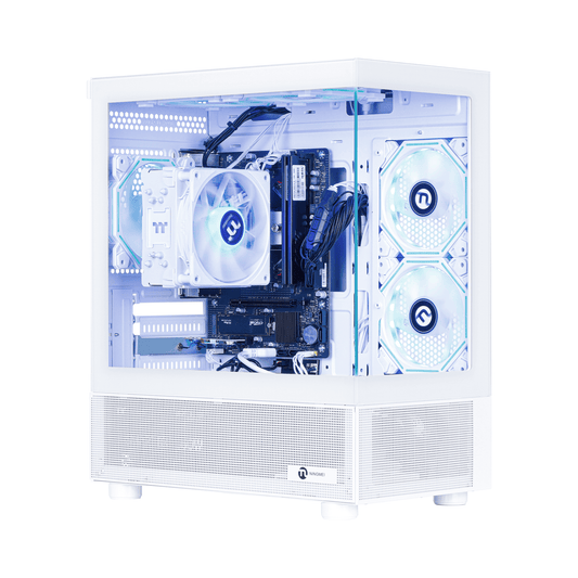 Ningmei Gaming PC AMD Ryzen 7 5700G 16GB RAM 1TB SSD 6RGB Fans PC Gaming White