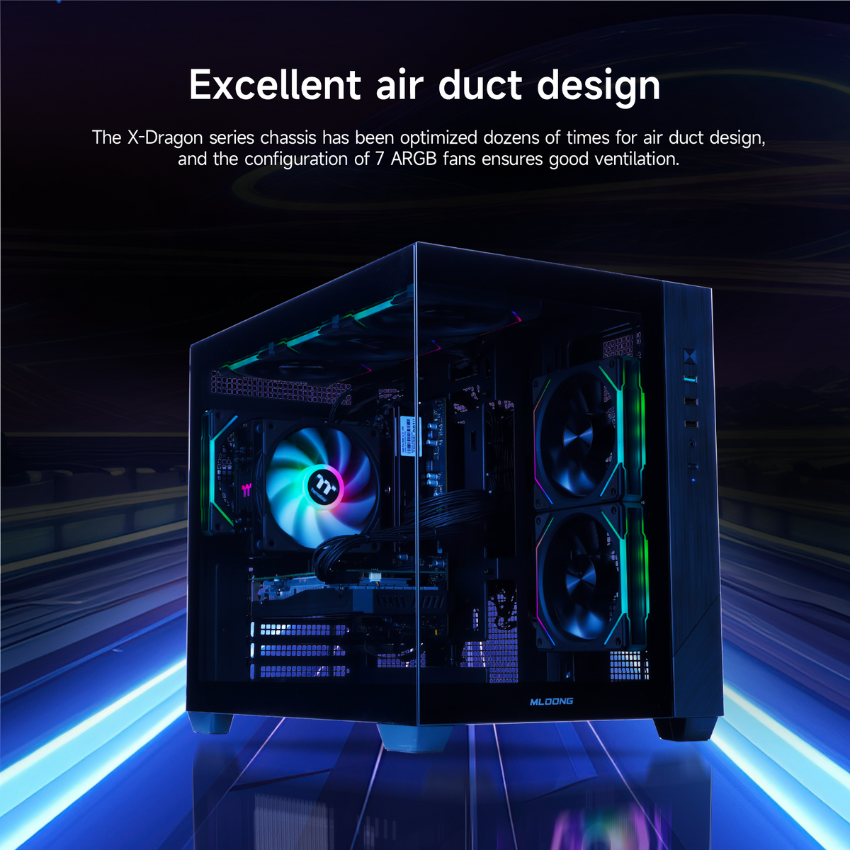 Mloong Gaming PC Desktop, AMD Ryzen 7 8700F 4.1 GHz (5.0Ghz Turbo), NVIDIA RTX 5060 Ti 8GB GDDR7, 1TB Gen4 NVMe SSD, 16GB 6000Mhz DDR5 RAM, 650W PSU, Wi-Fi, Win 11 Home Prebuilt PC, Black