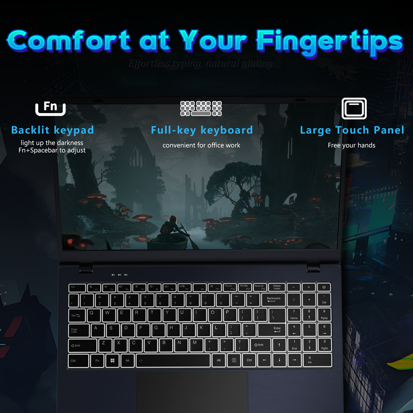 Ningmei HustleForge NL500 15.6 inch Windows Laptop Intel Core i5 1240P 16GB RAM 512GB SSD Wifi6 Bluetooth5.2 1080P FHD IPS Display