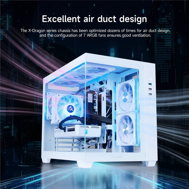 Mloong REFURBISHED Gaming PC Desktop, AMD Ryzen 7 8700F 4.1 GHz, NVIDIA RTX 5060 Ti 8GB GDDR7, 1TB Gen4 NVMe SSD, 32GB 6000Mhz DDR5 RAM, 650W PSU, WiFi & BT, Win 11 Home Prebuilt Gaming PC, White