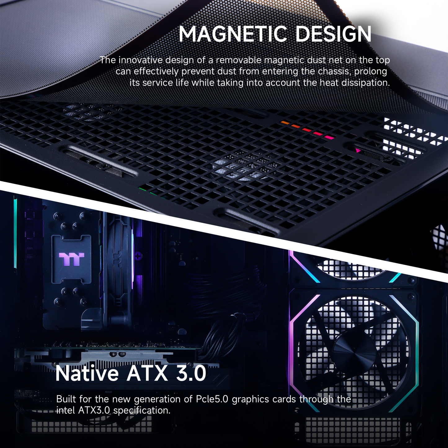 Mloong Gaming PC Desktop, AMD Ryzen 5 9600X 3.9 GHz (5.4Ghz Turbo), Radeon RX 9060 XT 8GB GDDR6, 1TB Gen4 NVMe SSD, 32GB 6000Mhz DDR5 RAM, 650W PSU, Wi-Fi, Win 11 Home Prebuilt PC, Black