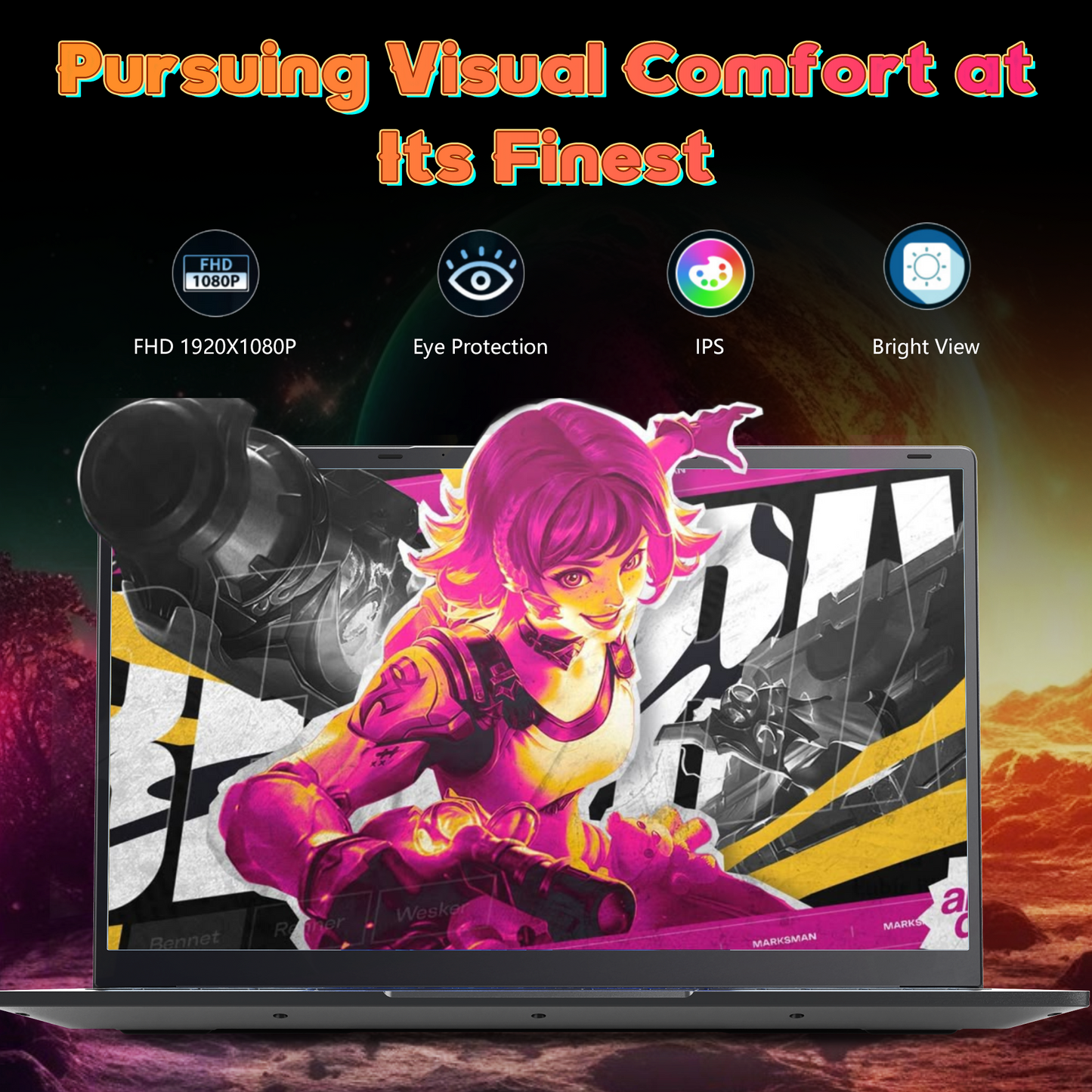 Ningmei HustleForge NLR500P 15.6 inch Laptop AMD Ryzen 5 7430U 16GB RAM 512GB SSD Wifi6 Bluetooth5.2 1080P FHD IPS Display Fingerprint identification Windows 11