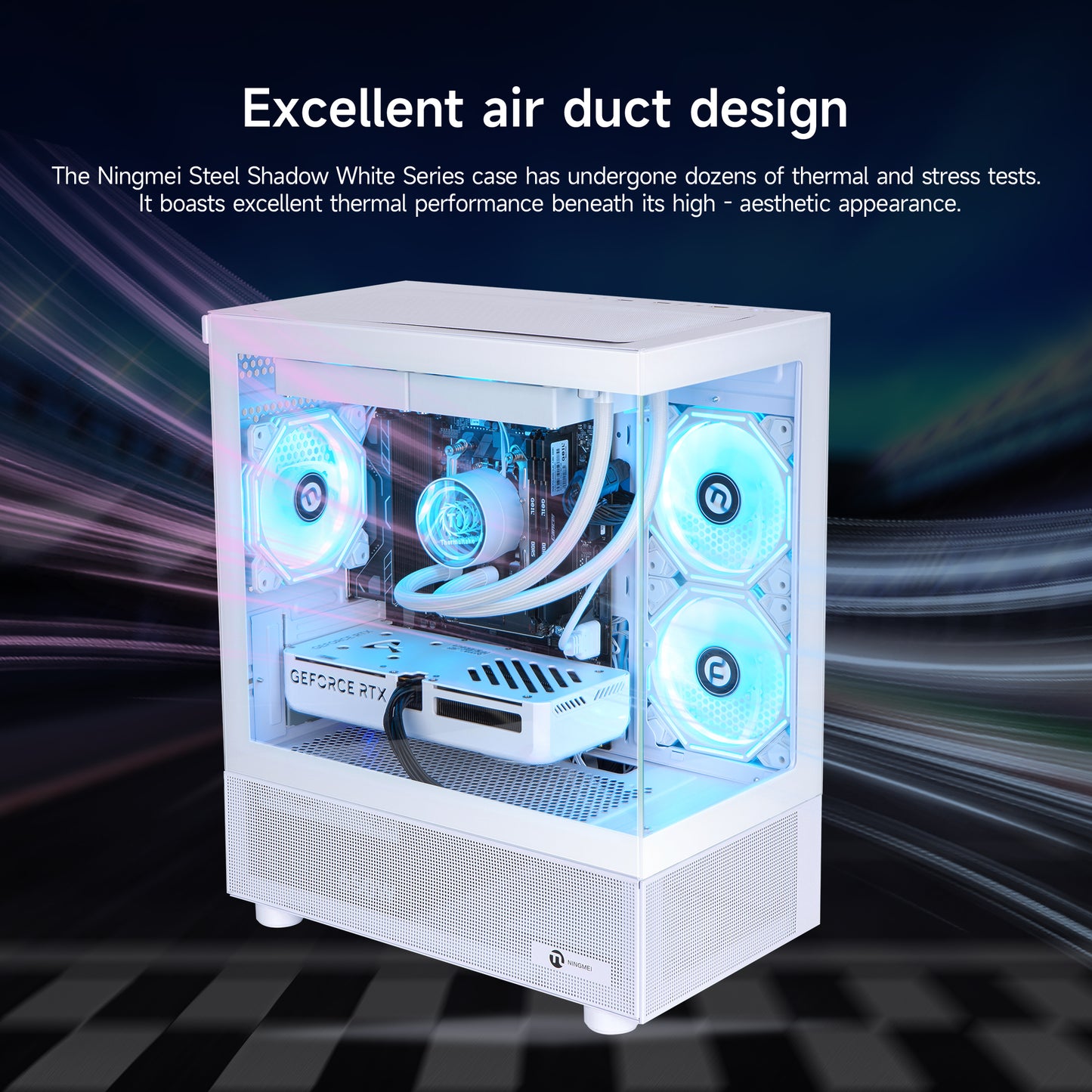 Ningmei Gaming PC AMD Ryzen 7 5700X NVIDIA RTX 5060 16GB RAM 1TB SSD Wifi PC Gaming