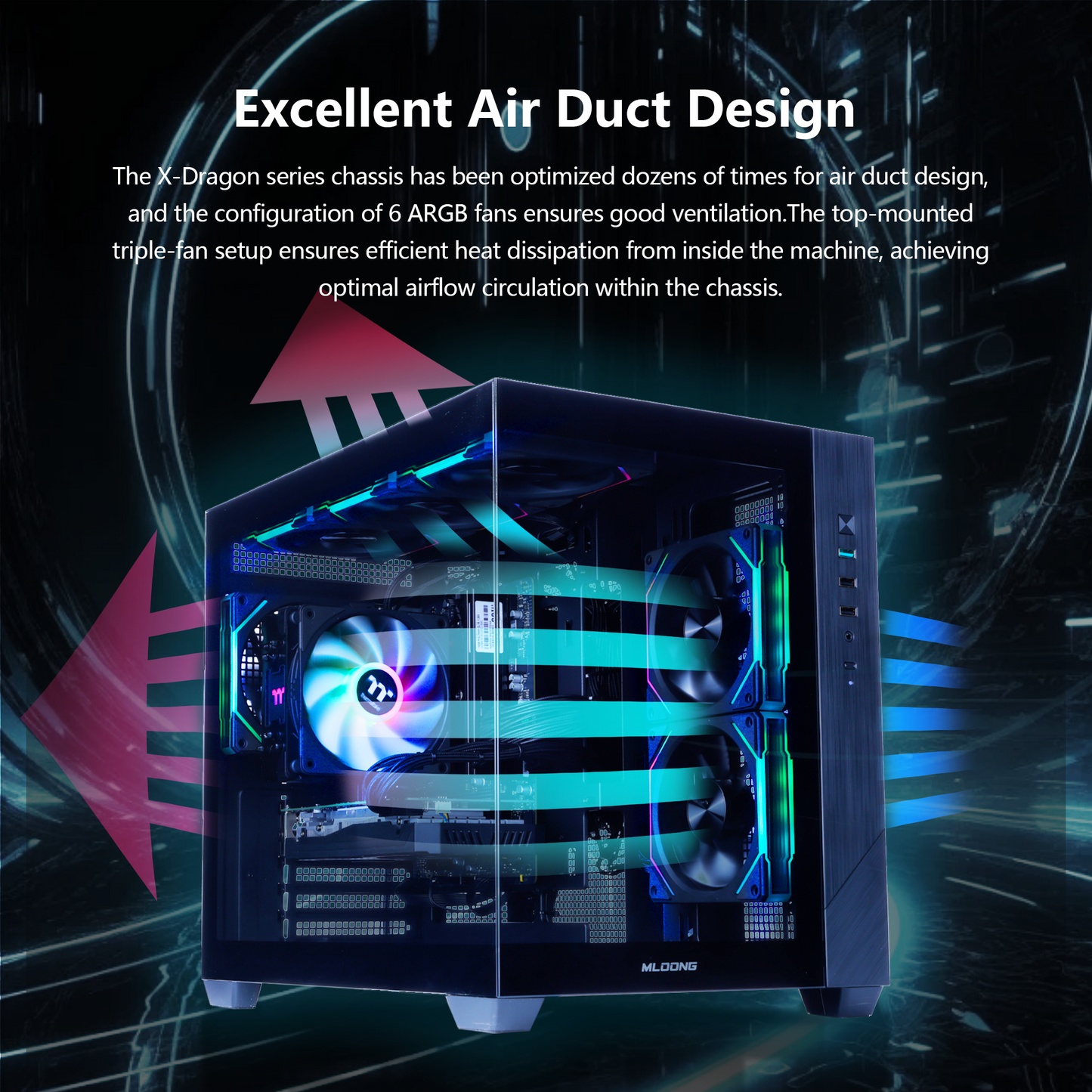 Mloong Gaming PC AMD Ryzen 5 5500 NVIDIA GeForce RTX 5050 16GB RAM 1TB SSD 650W Win11 WIFI Desktop Black