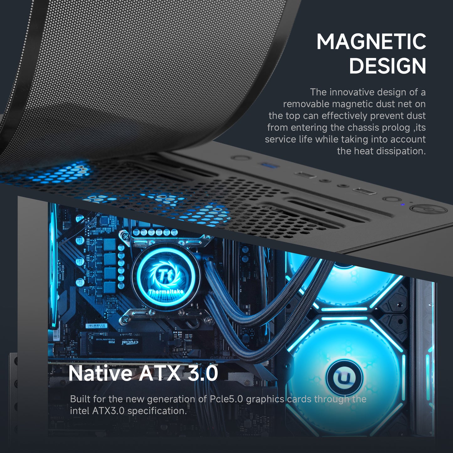 Ningmei Gaming PC AMD Ryzen 7 5700X NVIDIA RTX 5060 Ti 32GB RAM 1TB SSD Wifi PC Gaming Black