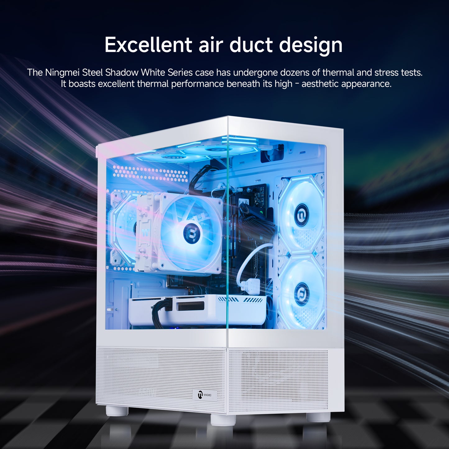 Ningmei Gaming PC AMD Ryzen 5 7500F Radeon RX 9060 XT (16G) 16GB RAM 1TB SSD Wifi