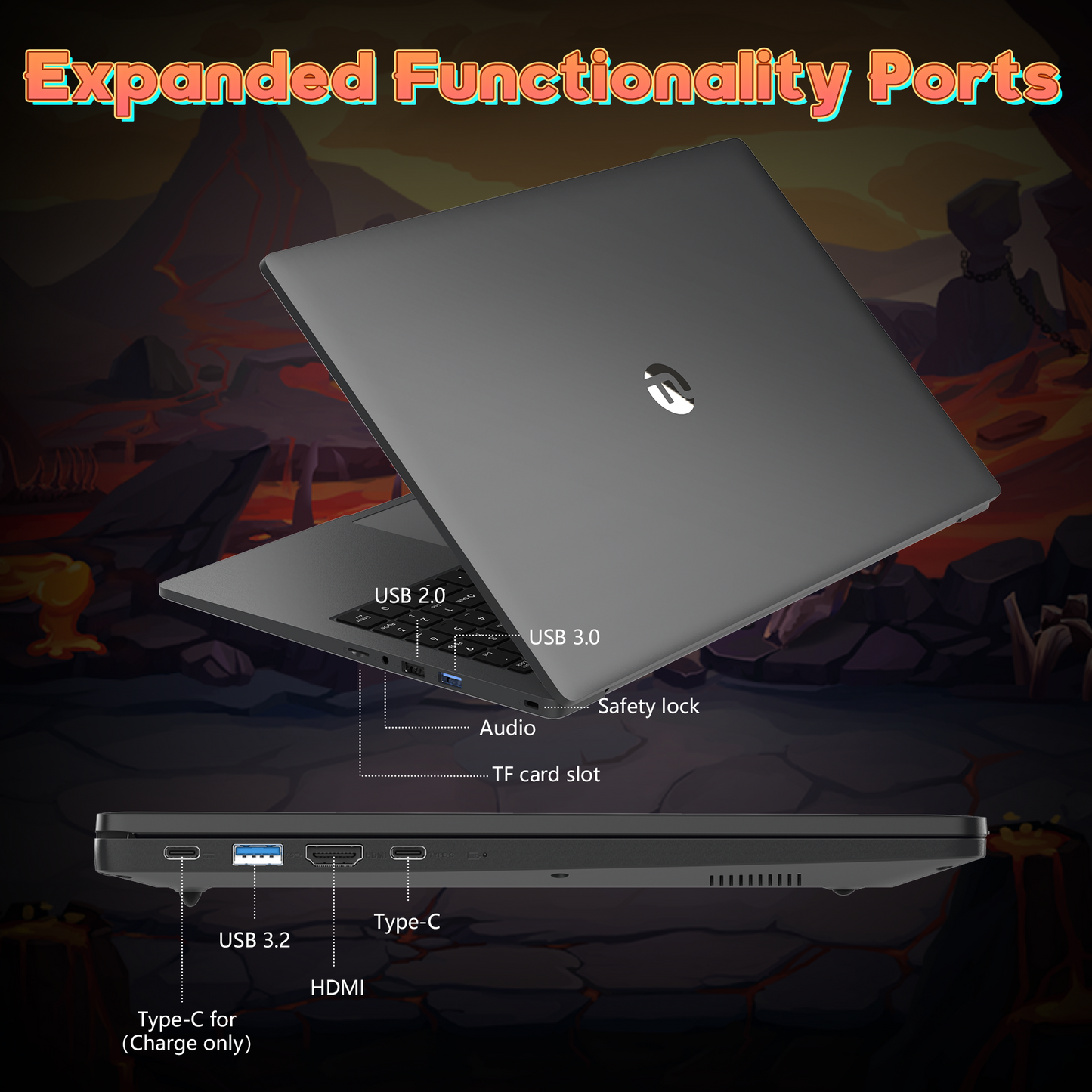 Ningmei HustleForge NLR500P 15.6 inch Laptop AMD Ryzen 5 7430U 16GB RAM 512GB SSD Wifi6 Bluetooth5.2 1080P FHD IPS Display Fingerprint identification Windows 11