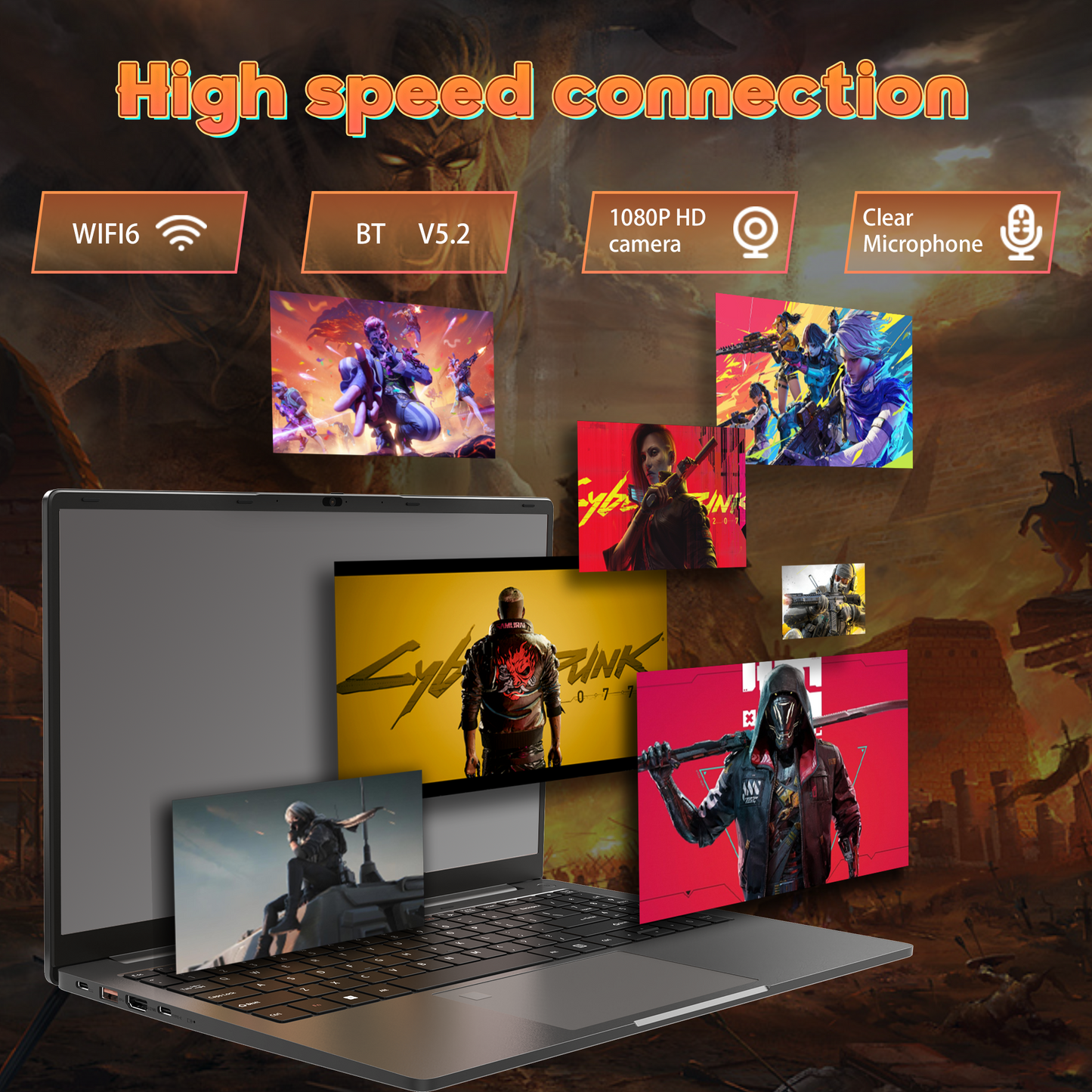 Ningmei HustleForge NLR500P 15.6 inch Laptop AMD Ryzen 5 7430U 16GB RAM 512GB SSD Wifi6 Bluetooth5.2 1080P FHD IPS Display Fingerprint identification Windows 11