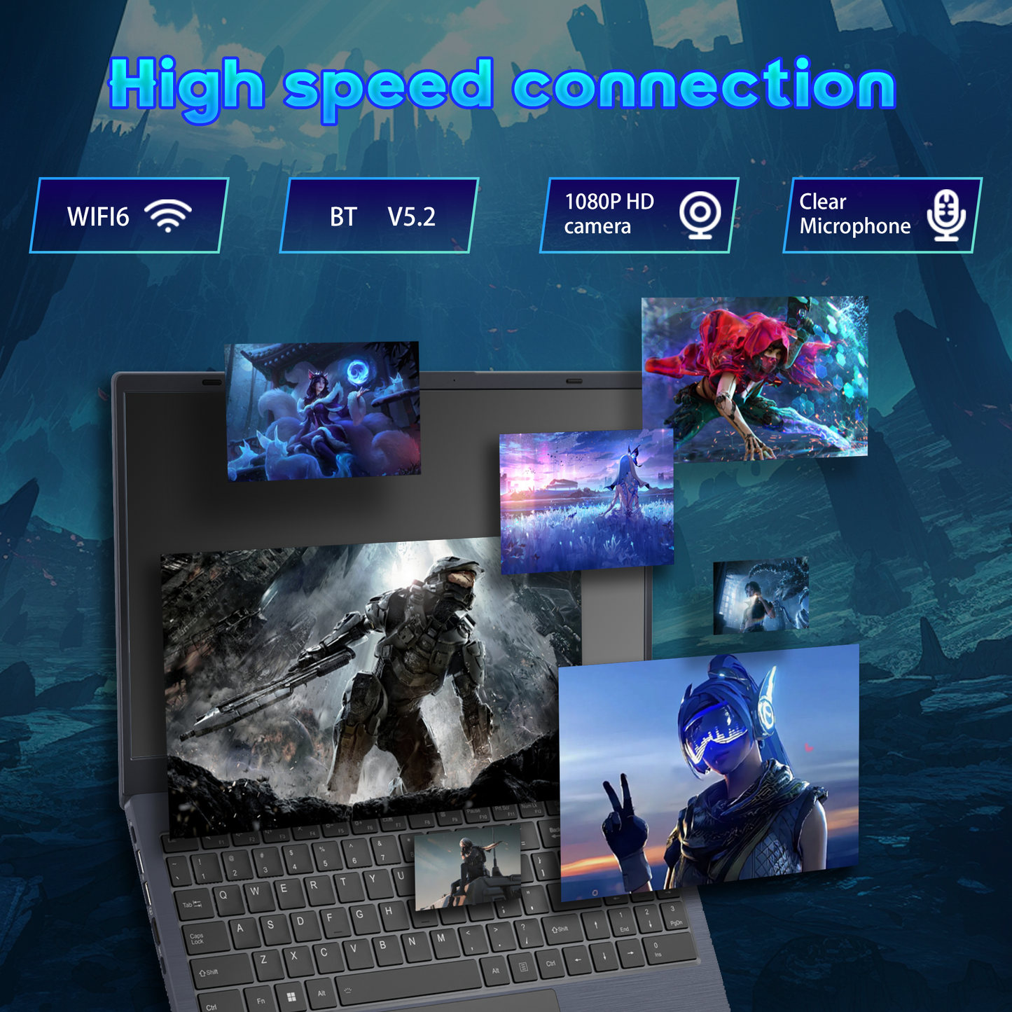 Ningmei HustleForge NL500 15.6 inch Windows Laptop Intel Core i5 1240P 16GB RAM 512GB SSD Wifi6 Bluetooth5.2 1080P FHD IPS Display