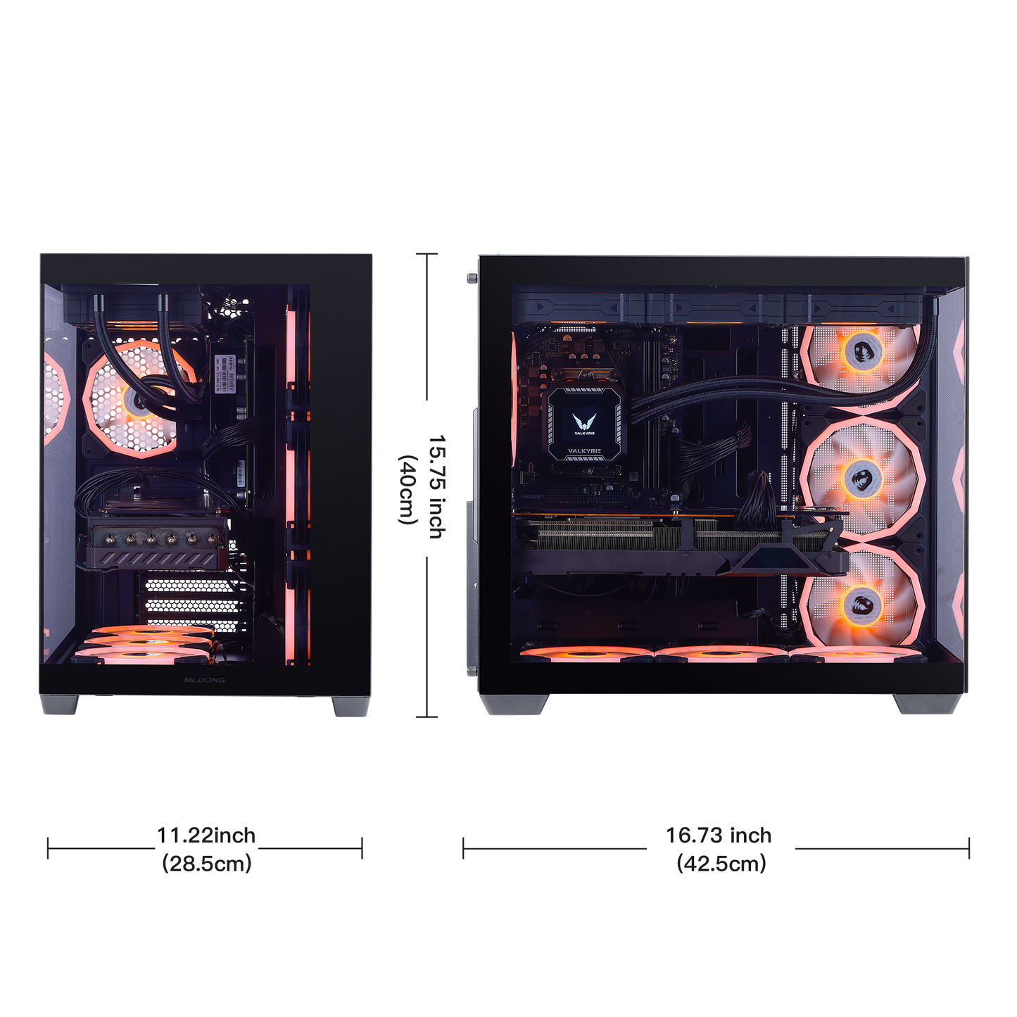 Mloong Gaming PC Intel Core i9 14900KF, GeForce RTX 5080 16GB, 64GB DDR5 RAM, 2TB SSD, 850W, Desktop, Win11 Home, WIFI, Black
