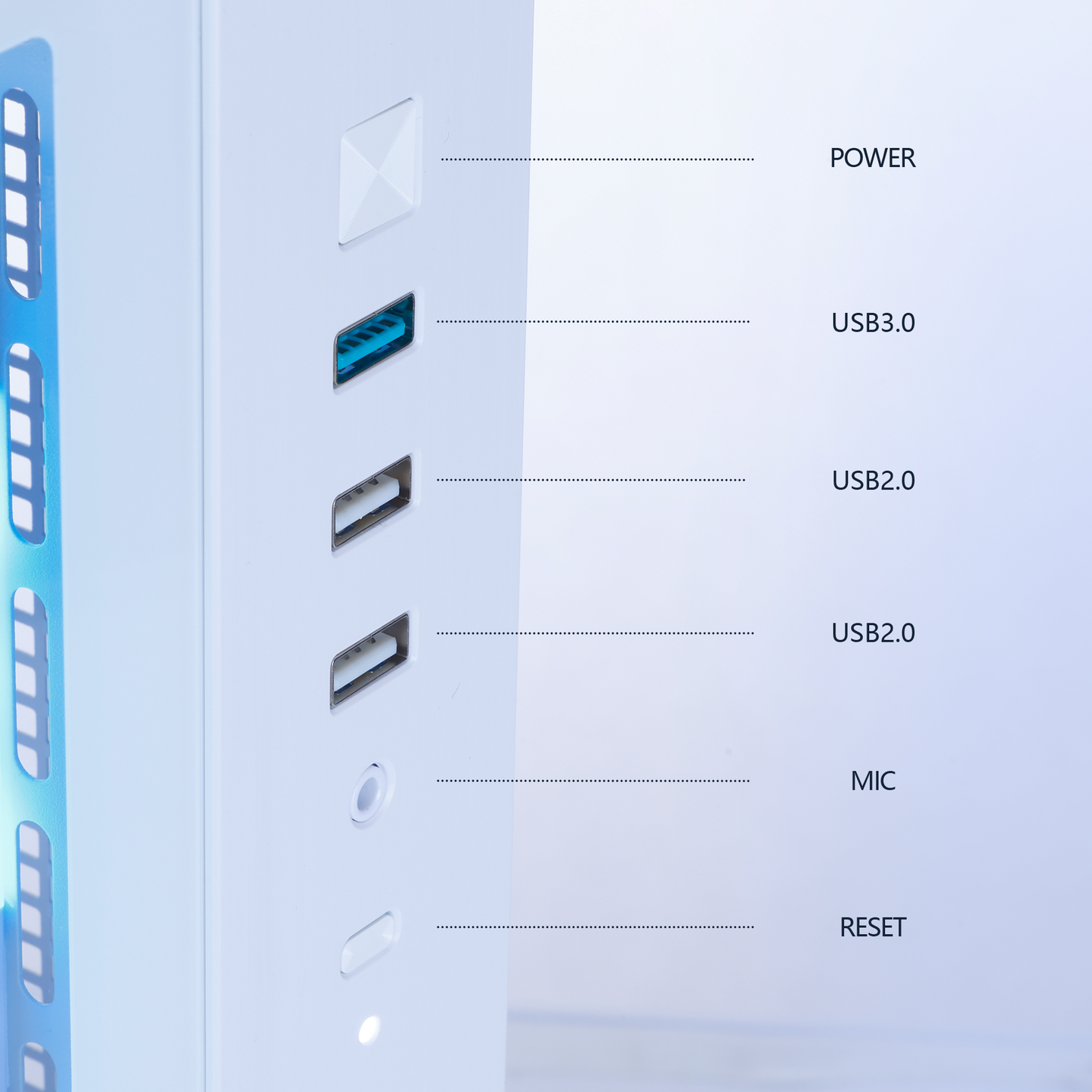 Mloong Gaming PC Desktops AMD Ryzen5 5500, Radeon RX 6500XT 4GB, 1TB SSD, 16GB RAM, 650W, Win11, WiFi, White